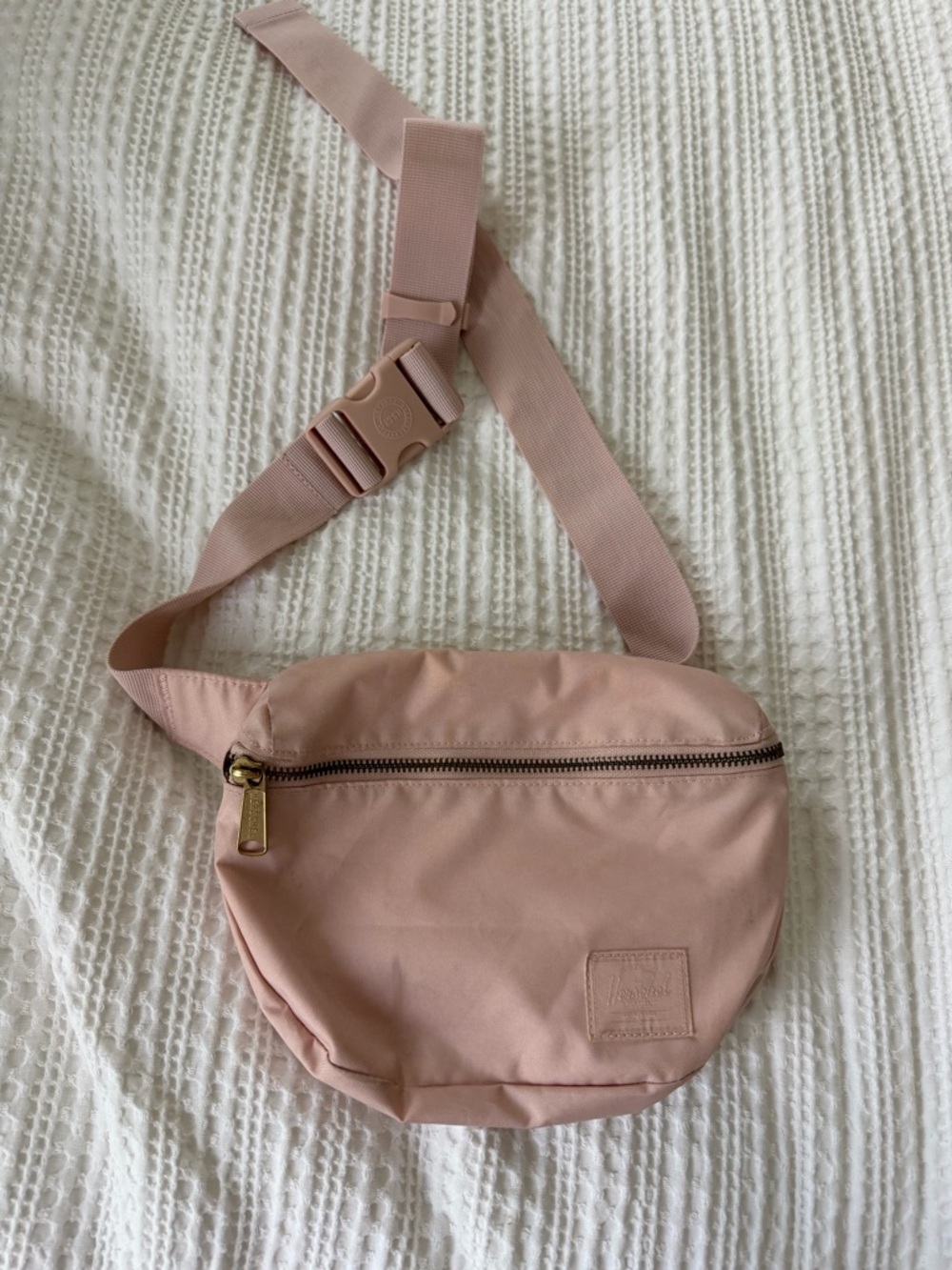 Everyday Light Pink Sling Bag Fanny Pack - Lightweight Crossbody for Women